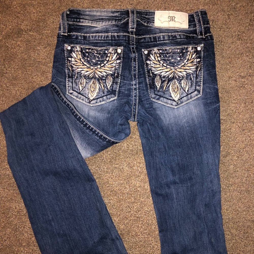 Womens Miss Me boot cut pants, size 26